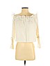 Club Monaco 100% Cotton Ivory Long Sleeve Top Size 2 - photo 1
