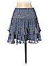 Twelfth Street by Cynthia Vincent 100% Silk Blue Silk Skirt Size P (petite) - photo 2
