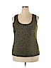 Alfani Green Sleeveless Silk Top Size 2X - photo 1