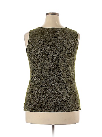 Alfani Sleeveless Silk Top (view 2)
