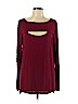 Love Scarlett Red Long Sleeve Top Size XL - photo 1