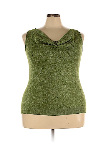 Alfani Sleeveless Silk Top (view 1)