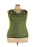 Alfani Green Sleeveless Silk Top Size 3X - photo 1