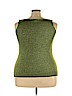 Alfani Green Sleeveless Silk Top Size 3X - photo 2