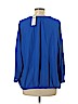 Chico's 100% Polyester Blue 3/4 Sleeve Blouse Size XL (3) - photo 2
