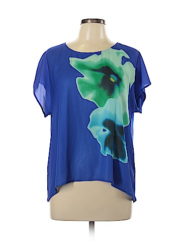 Cynthia by Cynthia Rowley Short Sleeve Blouse (view 1)