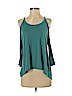 Haute Hippie 100% Modal Teal 3/4 Sleeve Top Size S - photo 1
