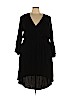 Old Navy 100% Rayon Black Casual Dress Size 3X - photo 1