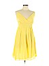 Dots 100% Cotton Yellow Casual Dress Size L - photo 1