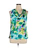Sunny Leigh 100% Polyester Blue Sleeveless Blouse Size XL - photo 1