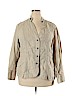 Coldwater Creek 100% Linen Tan Blazer Size 20 - photo 1