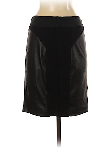 BCBGMAXAZRIA Faux Leather Skirt (view 2)