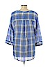 St. John's Bay 100% Cotton Blue 3/4 Sleeve Blouse Size XL - photo 2