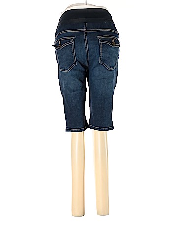 Indigo Blue Denim Shorts (view 2)