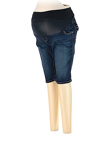 Indigo Blue Denim Shorts (view 1)