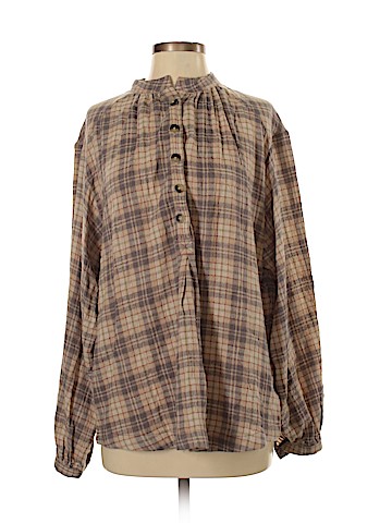 Free People Long Sleeve Button-Down Shirt (view 1)