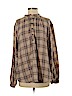 Free People 100% Cotton Brown Long Sleeve Button-Down Shirt Size XS - photo 1