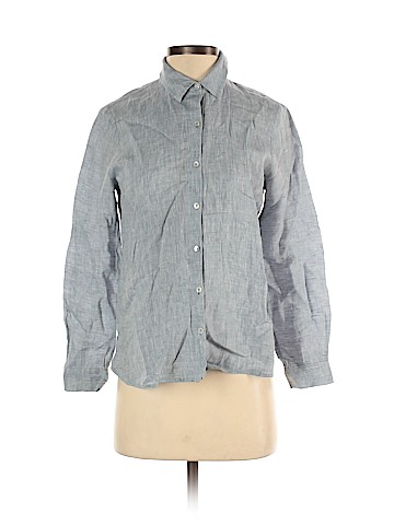 Eileen Fisher Long Sleeve Button-Down Shirt (view 1)