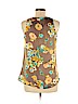 Hale Bob 100% Polyester Brown Sleeveless Blouse Size M - photo 2