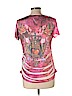 Three Seasons Maternity Pink Short Sleeve T-Shirt Size L - photo 2