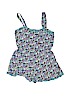Xhilaration 100% Rayon Blue Romper Size 14 - 16 - photo 1