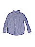Crewcuts Blue Long Sleeve Button-Down Shirt Size 4 - 5 - photo 1