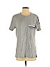 Victoria's Secret Pink 100% Cotton Gray Short Sleeve T-Shirt Size XS - photo 1