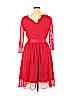 Lane Bryant 100% Nylon Red Cocktail Dress Size 14 - photo 2
