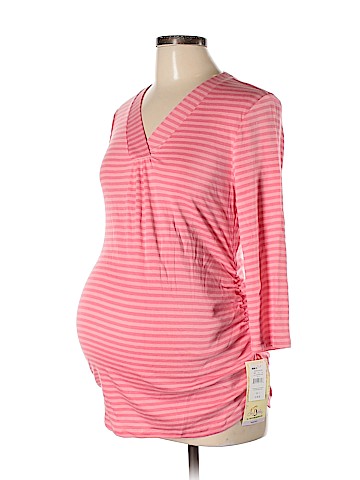 Oh Baby By Motherhood 3/4 Sleeve Top (view 1)