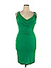 David David Meister 100% Rayon Green Cocktail Dress Size 14 - photo 1