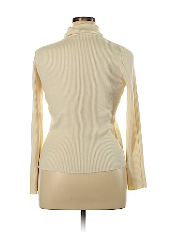 August Silk Turtleneck Sweater (view 2)