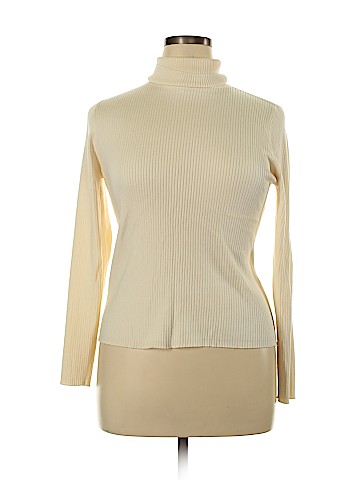August Silk Turtleneck Sweater (view 1)