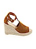 City Classified Brown Wedges Size 7 - photo 1