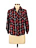 Forever 21 Red Long Sleeve Button-Down Shirt Size M - photo 1