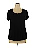 White House Black Market Black Short Sleeve T-Shirt Size XL - photo 1