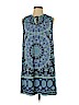London Times Blue Casual Dress Size 2 (petite) - photo 1