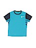 Nike 100% Polyester Graphic Blue Active T-Shirt Size S (kids) - photo 1