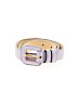 Via Condotti 100% Leather Solid Purple Leather Belt Size S - photo 1
