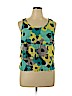Candie's Teal Sleeveless Blouse Size XL - photo 1