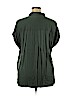 Aerie 100% Rayon Green Long Sleeve Button-Down Shirt Size XL - photo 2