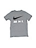 Nike 100% Cotton Graphic Gray Short Sleeve T-Shirt Size S (kids) - photo 1