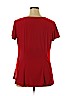 Roz & Ali Red Short Sleeve Top Size XL - photo 2