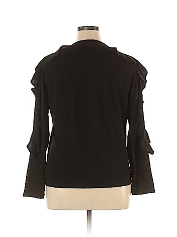 August Silk Pullover Sweater (view 2)