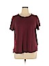 Old Navy Burgundy Short Sleeve Blouse Size XL - photo 1