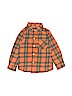 Unbranded 100% Cotton Orange Long Sleeve Button-Down Shirt Size 100 cm / US 3-4 - photo 1