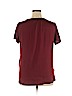 Old Navy Burgundy Short Sleeve Blouse Size XL - photo 2