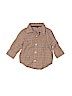 Baby Gap 100% Cotton Tan Long Sleeve Button-Down Shirt Size 18-24 mo - photo 1