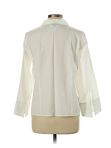 Talbots 3/4 Sleeve Button-Down Shirt (view 2)