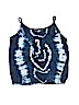 Young Fabulous & Broke Mini 100% Rayon Blue Sleeveless Top Size 10 - photo 1