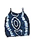 Young Fabulous & Broke Mini 100% Rayon Blue Sleeveless Top Size 10 - photo 2